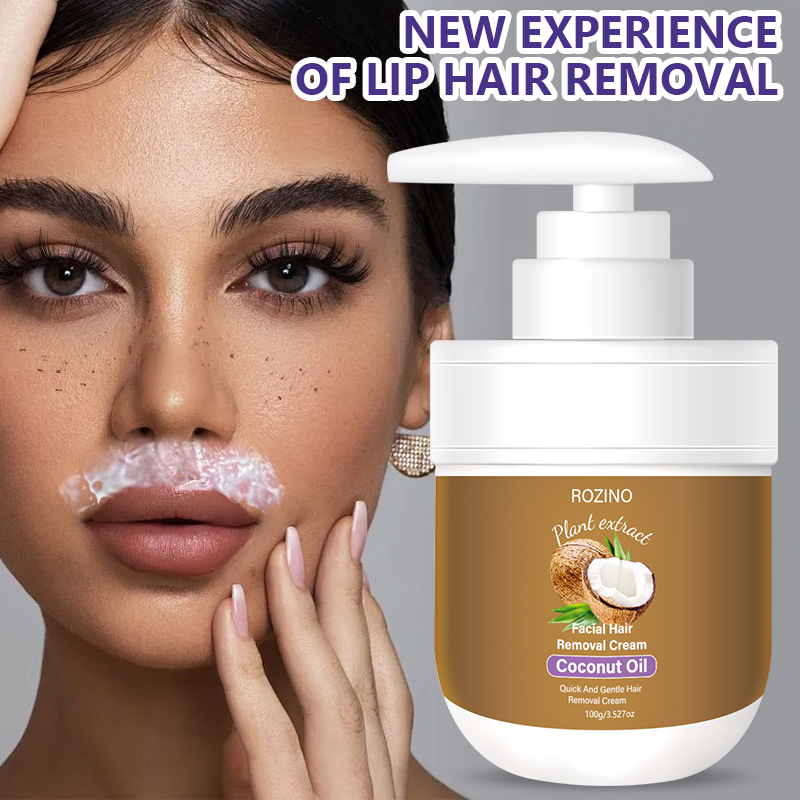 Coconut Oil Refined - Crema Depilatoria per Labbra Rozino all'Olio