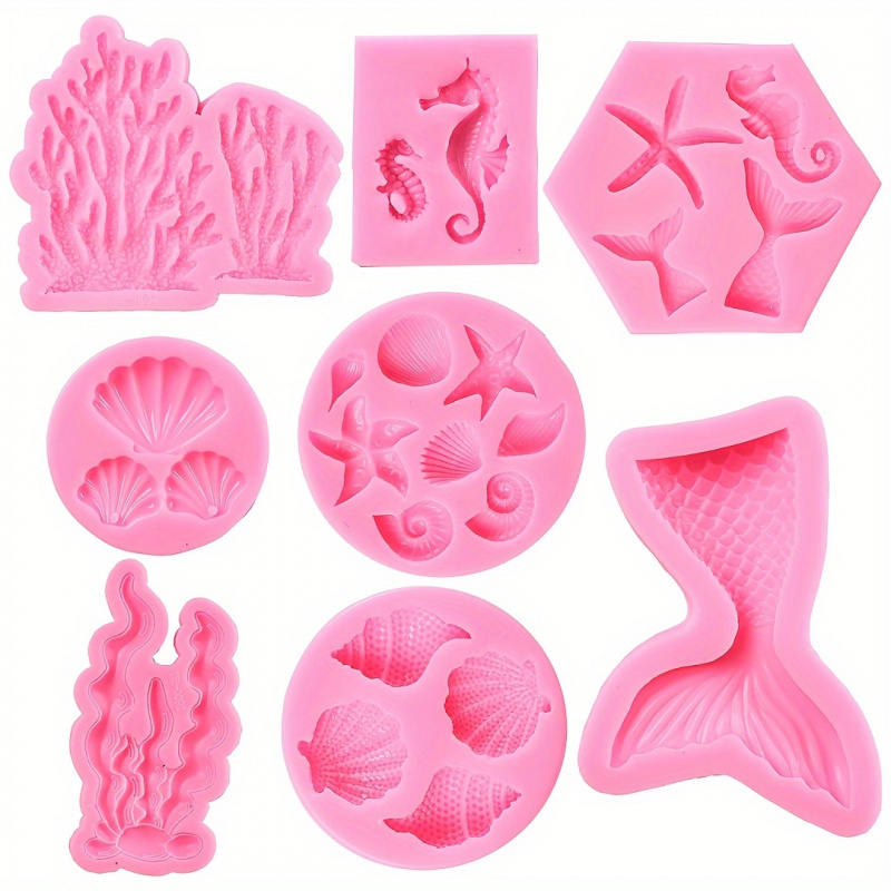 Soap Making Gel - Un set di 8 stampi in