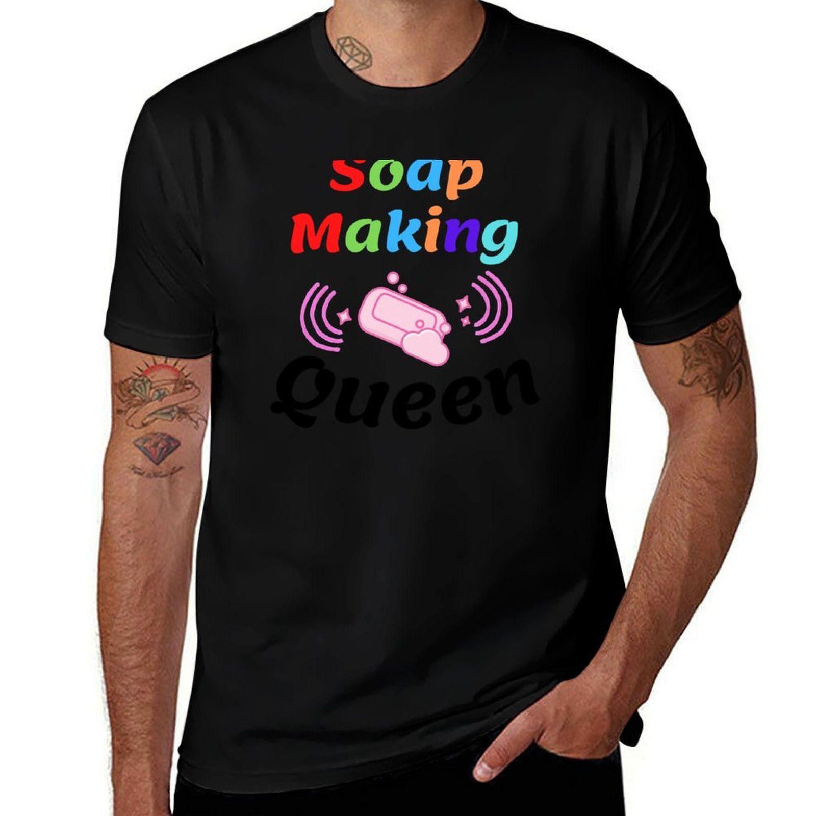 Soap Making Queen - T-shirt divertente 
