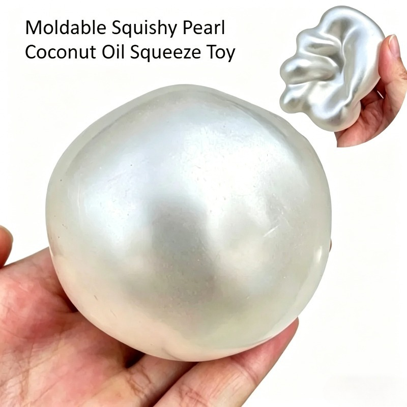 Coconut Oil Refined - Giocattolo Antistress Modellabile a Forma di