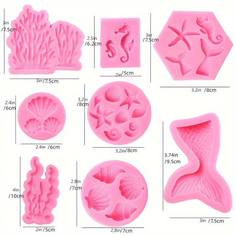 Un set di 8 stampi in silicone - Soap Making Gel recensione e prezzo