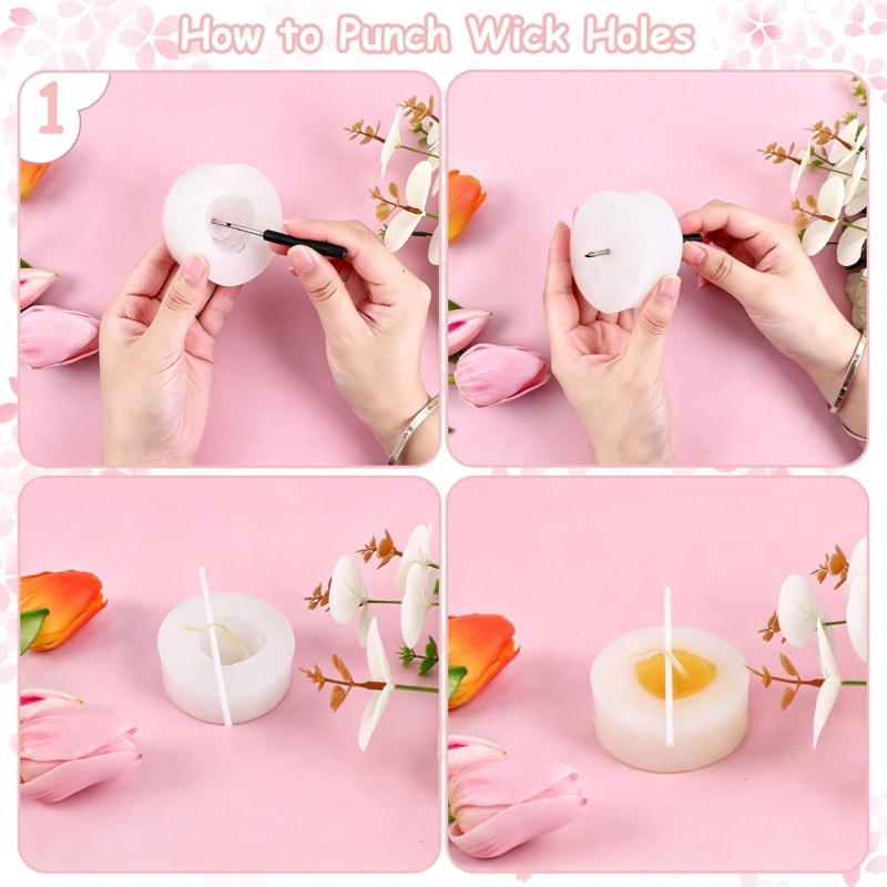 Stampo per candele floreali in - Soap Making Gel recensione e prezzo